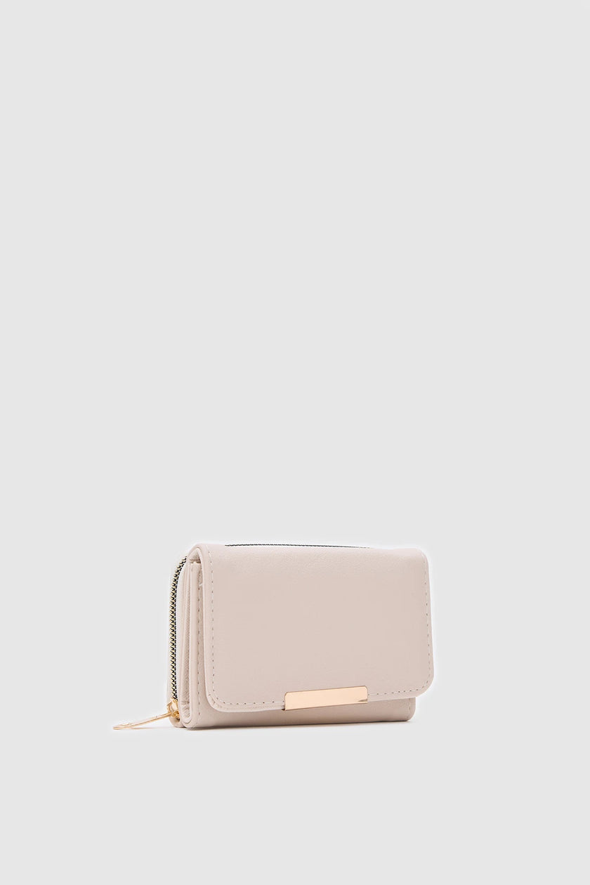 Pietro Suni Deri Cüzdan Krem