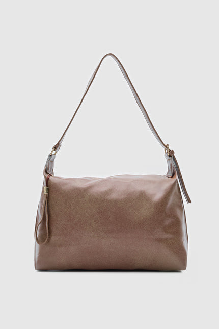 Violeta Salaş Omuz Çantası Vizon