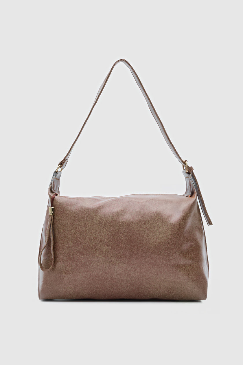 Violeta Salaş Omuz Çantası Vizon