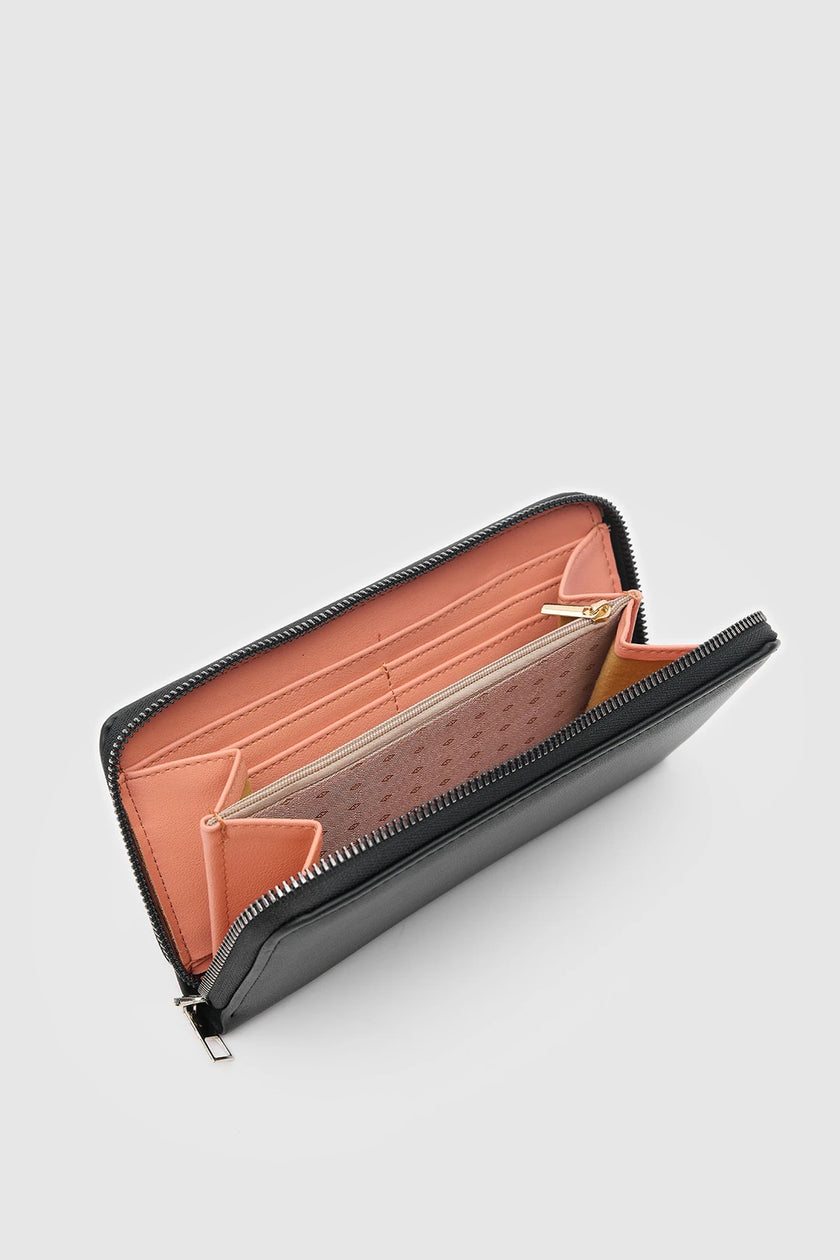 Arre Suni Deri Cüzdan Siyah