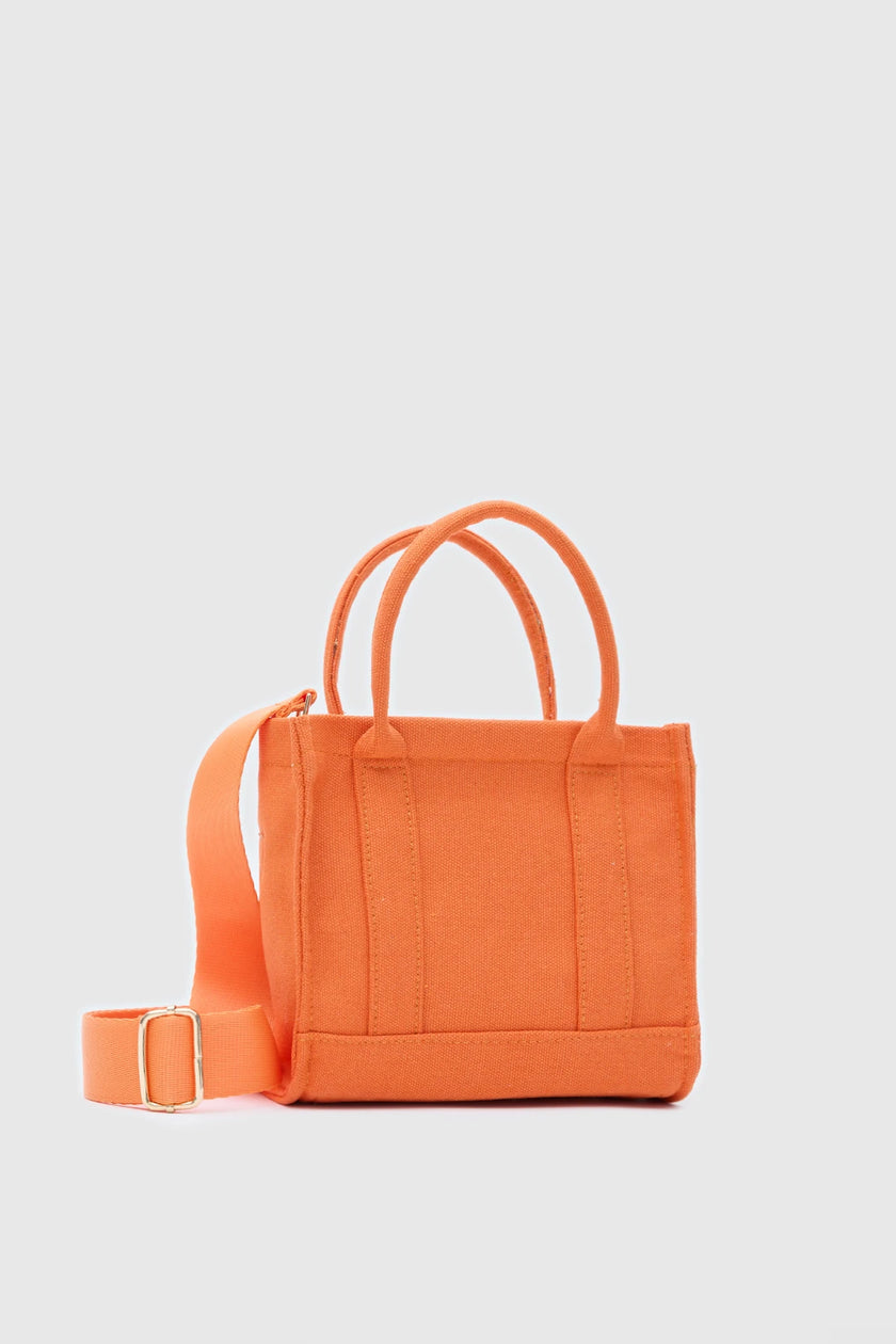 Torino Kanvas Baget Çanta Turuncu