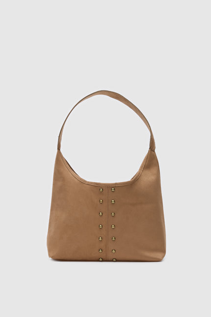 Valenta Süet El ve Omuz Çantası - Camel