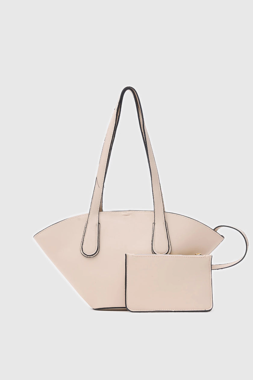 Rossi Askılı Omuz Çantası Krem