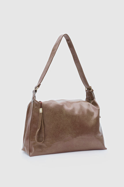 Violeta Salaş Omuz Çantası Vizon