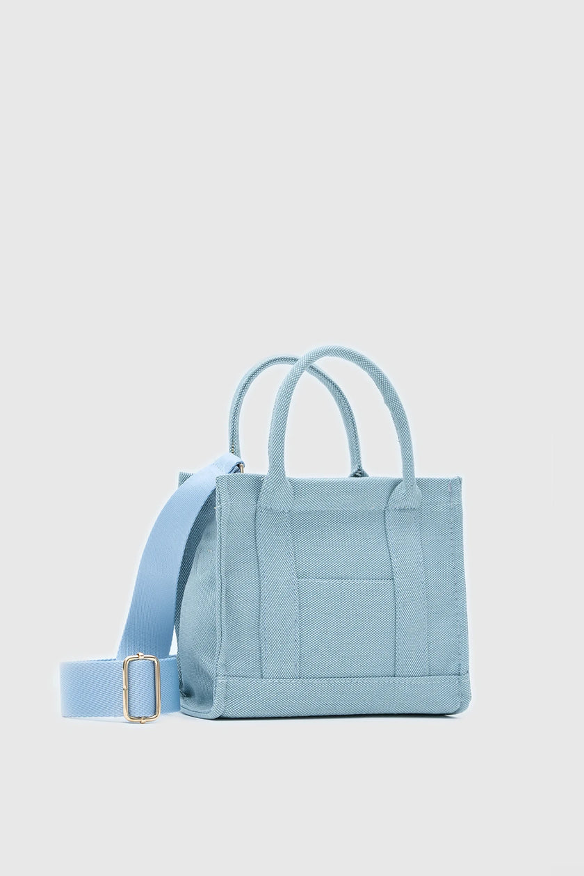 Torino Kanvas Baget Çanta - Bebe Mavisi