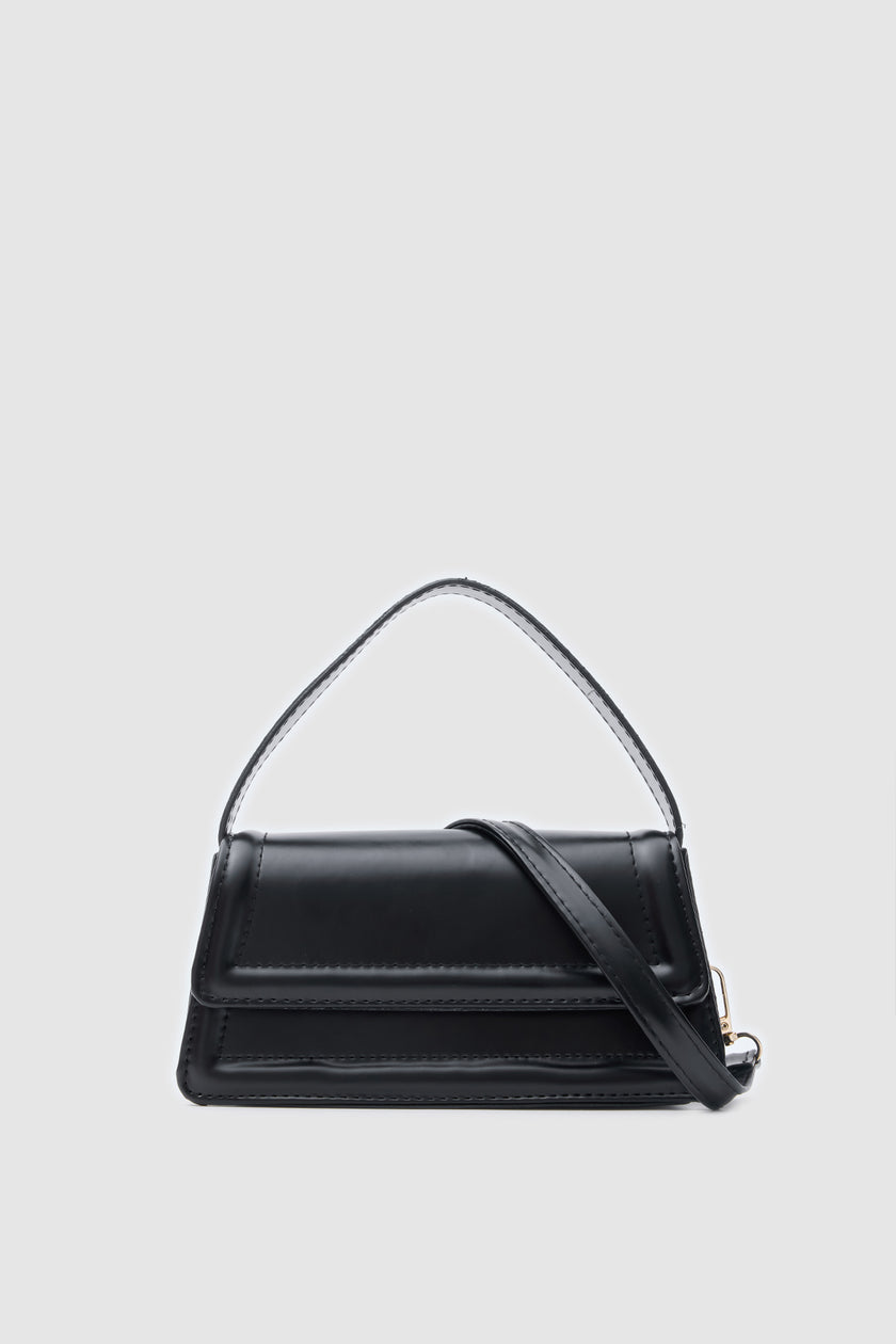 Supra Çapraz Askılı Omuz Çantası Siyah