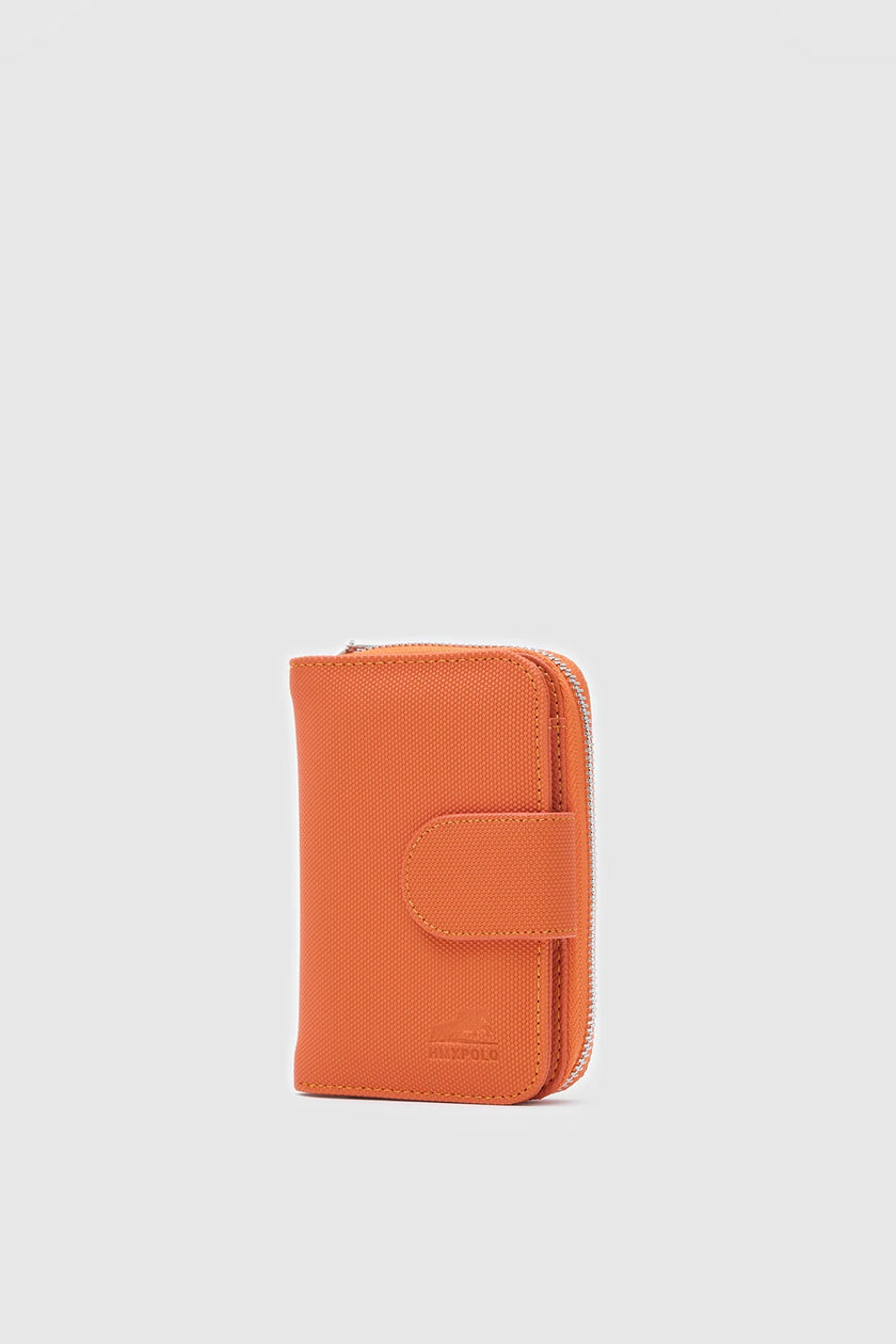 Deri Turuncu Cüzdan Küçük Boy Turuncu