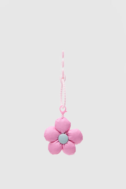 Papatya Figürlü Charm ve Anahtarlık Pembe