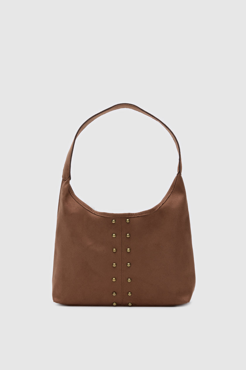 Valenta Süet El ve Omuz Çantası - Taba