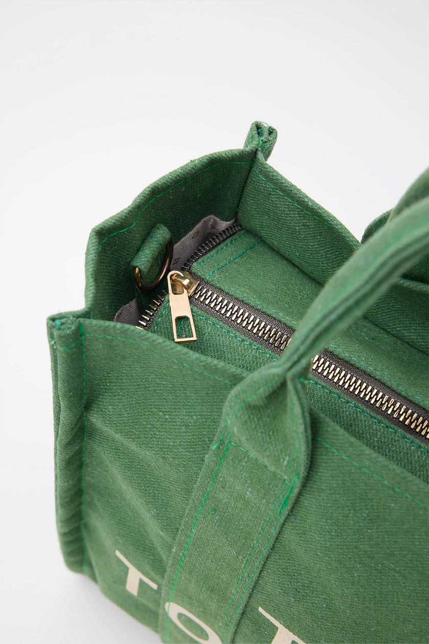 Remino Kanvas Çanta Petrol Yeşili