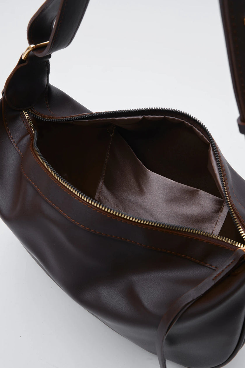 Bust Omuz Çantası Kahve