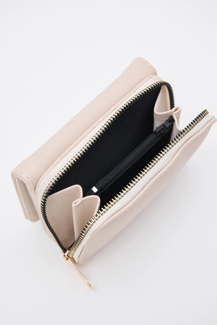 Pietro Suni Deri Cüzdan Krem