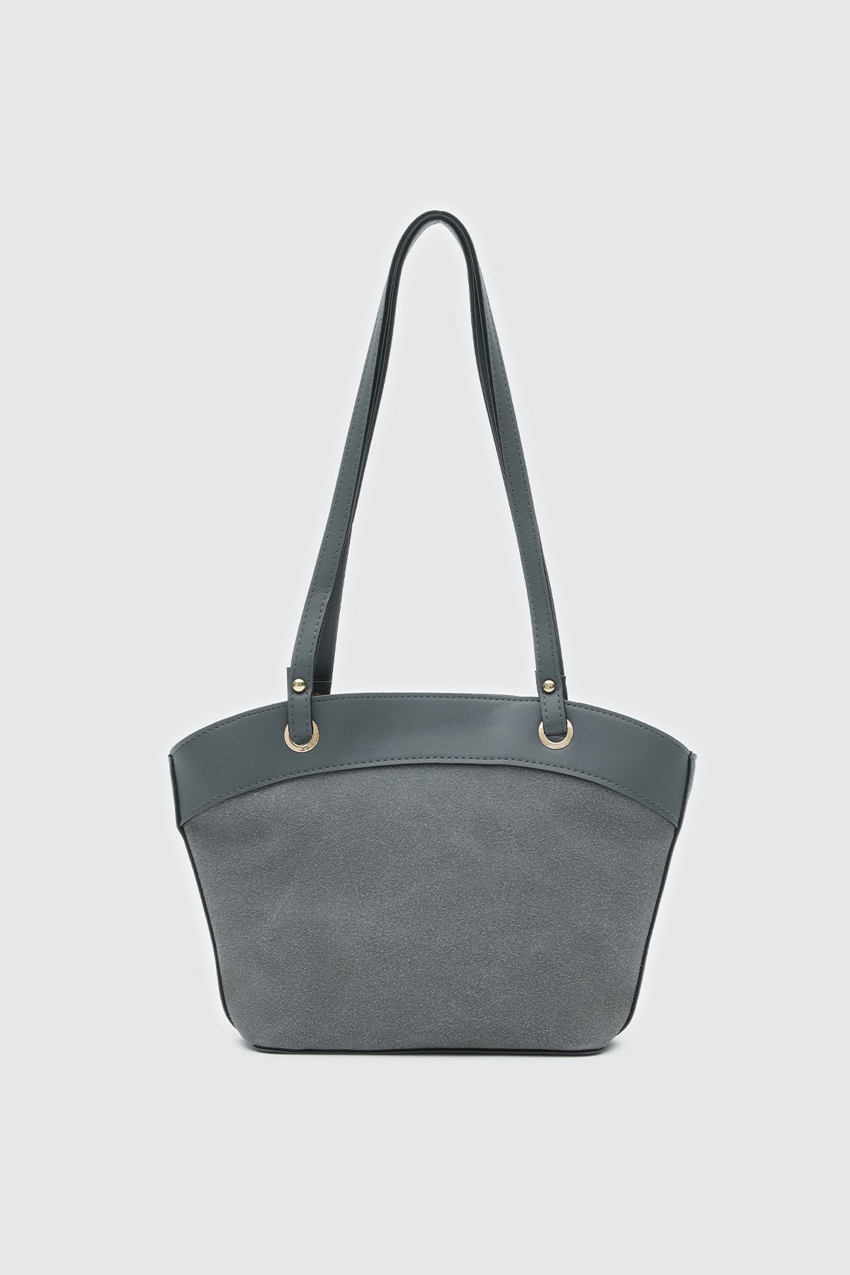 Avilo Süet Omuz ve El Çantası Gri