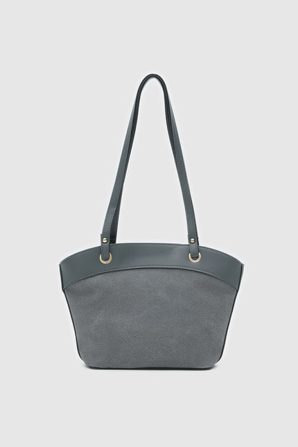 Avilo Süet Omuz ve El Çantası Gri