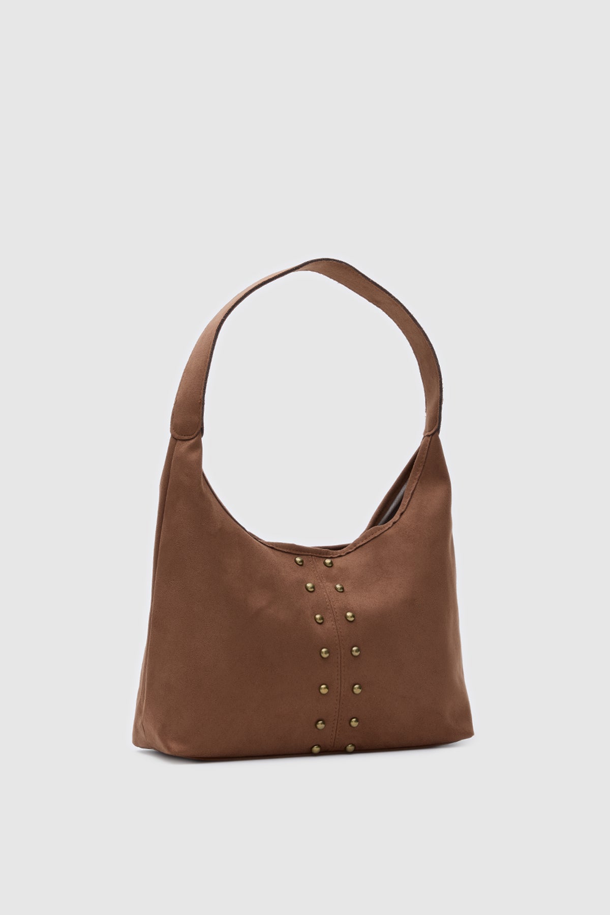 Valenta Süet El ve Omuz Çantası - Taba