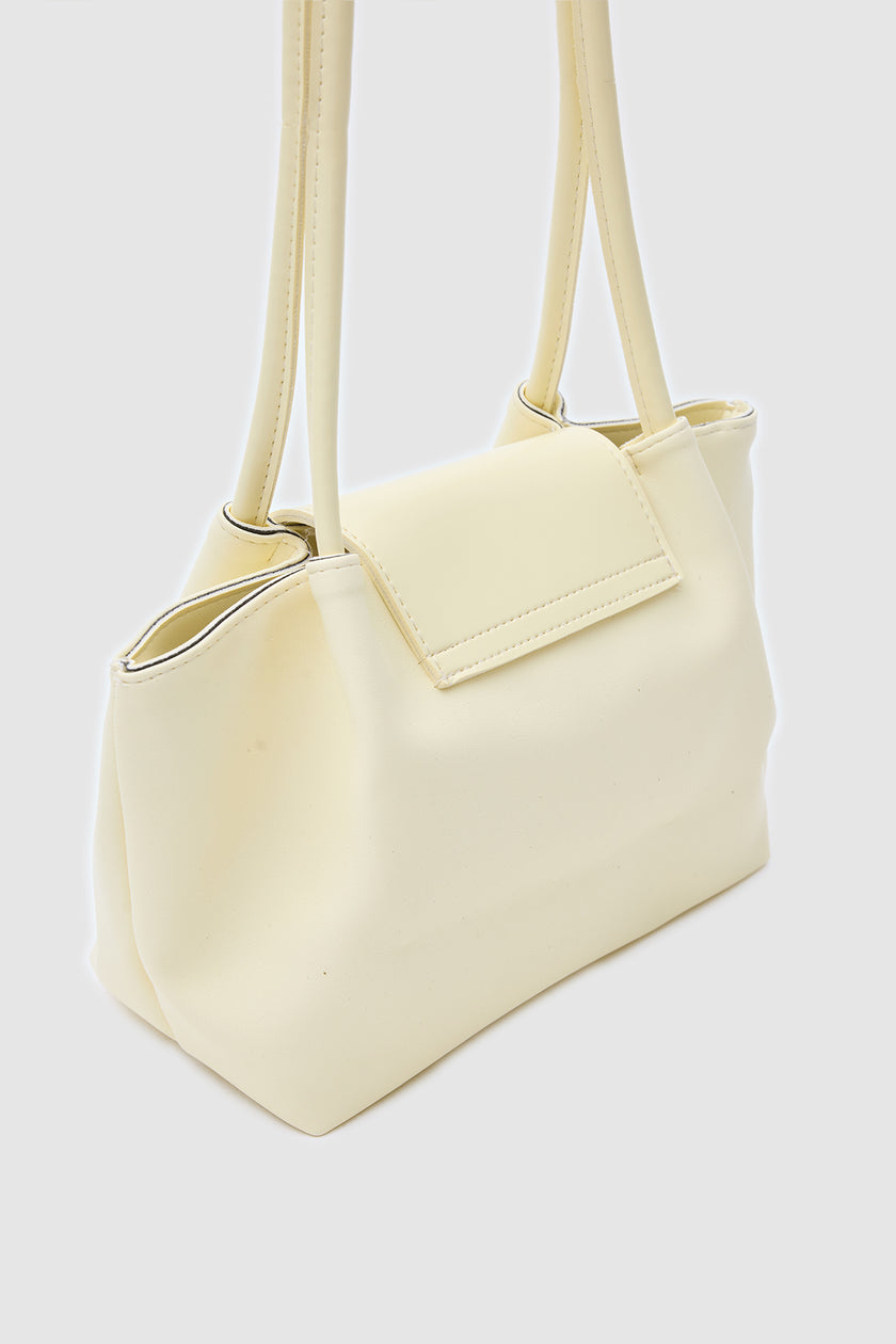 Hobo Kapaklı Omuz Çanta Sarı