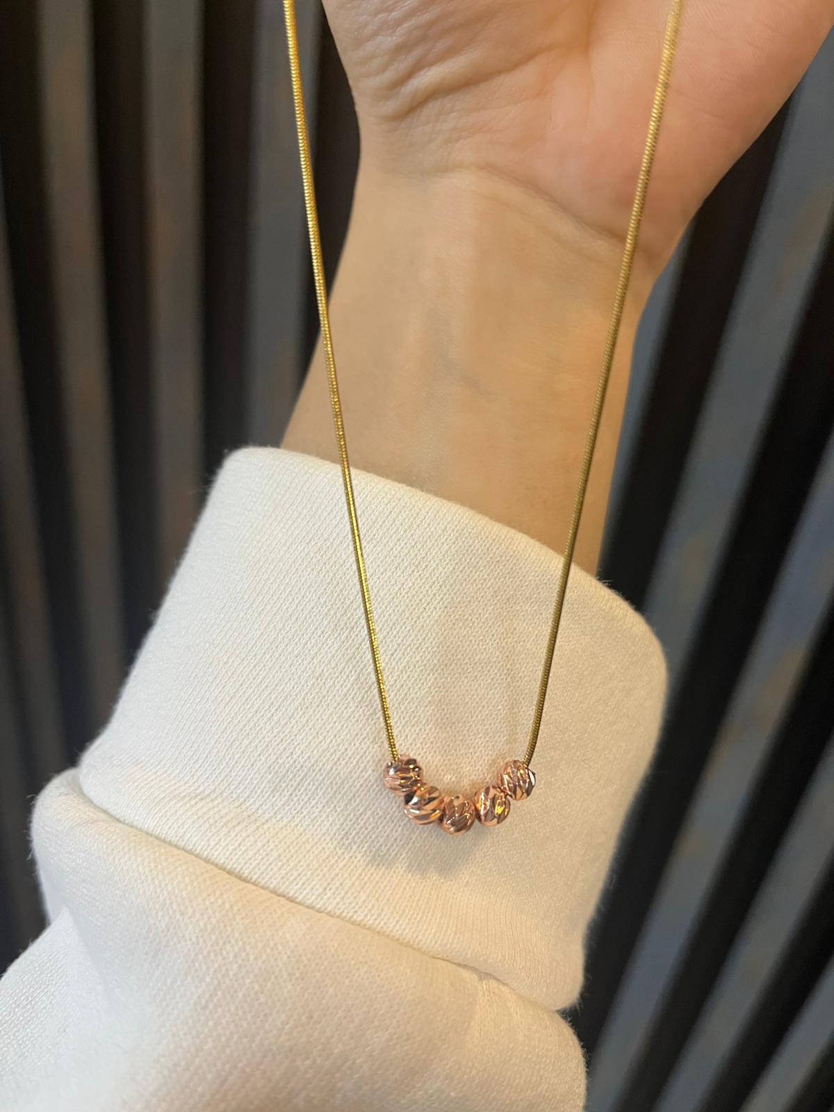 Çelik Rose Dorikalı Kolye