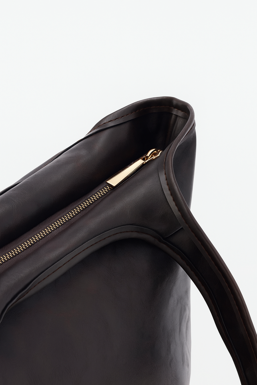 Toledo Charm Detaylı Omuz Çantası - Acı kahve