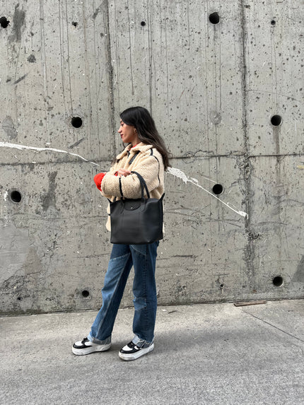 Frenk El ve Omuz Çantası - Siyah