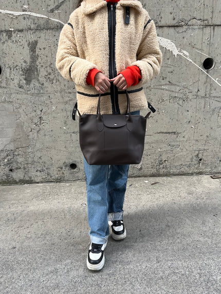 Frenk El ve Omuz Çantası - Kahverengi