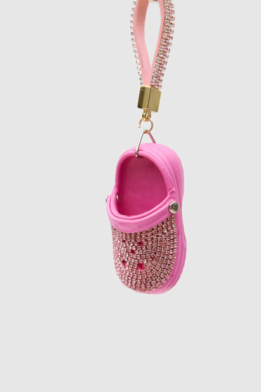 Crocs Terlik Çanta Charmı ve Anahtarlık Pembe