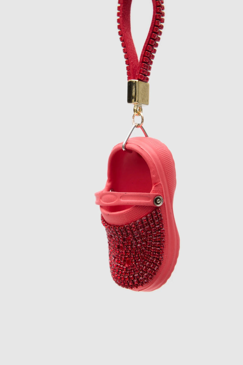 Crocs Terlik Çanta Charmı ve Anahtarlık Kırmızı