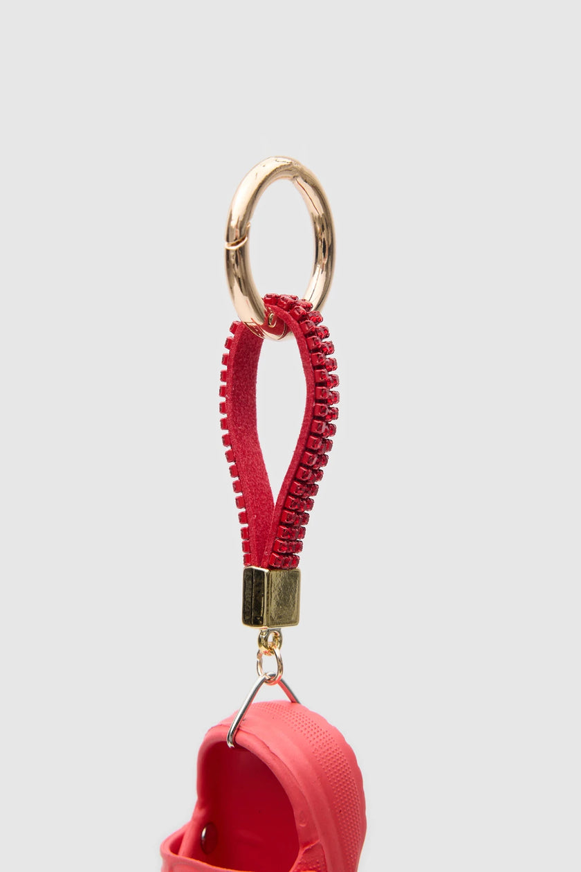 Crocs Terlik Çanta Charmı ve Anahtarlık Kırmızı