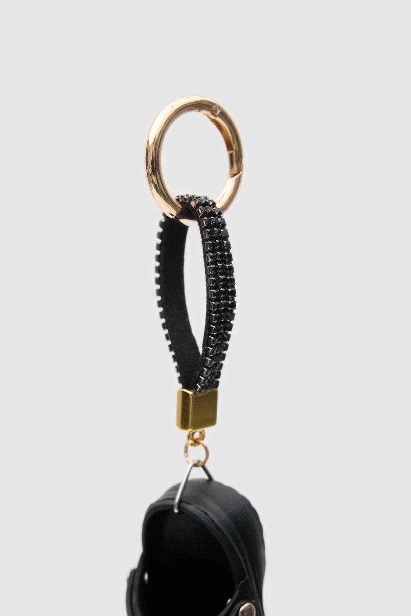 Crocs Terlik Çanta Charmı ve Anahtarlık Siyah