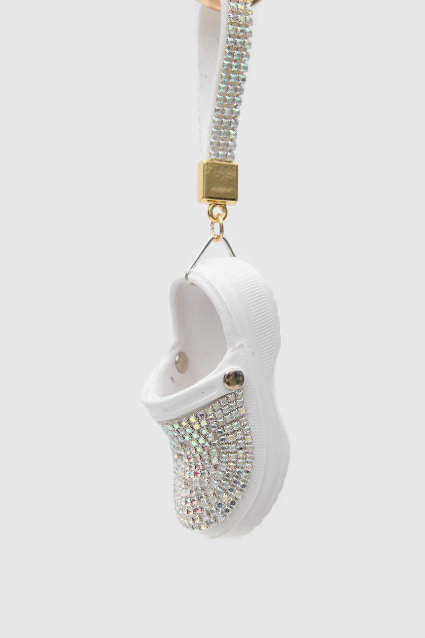 Crocs Terlik Çanta Charmı ve Anahtarlık Beyaz