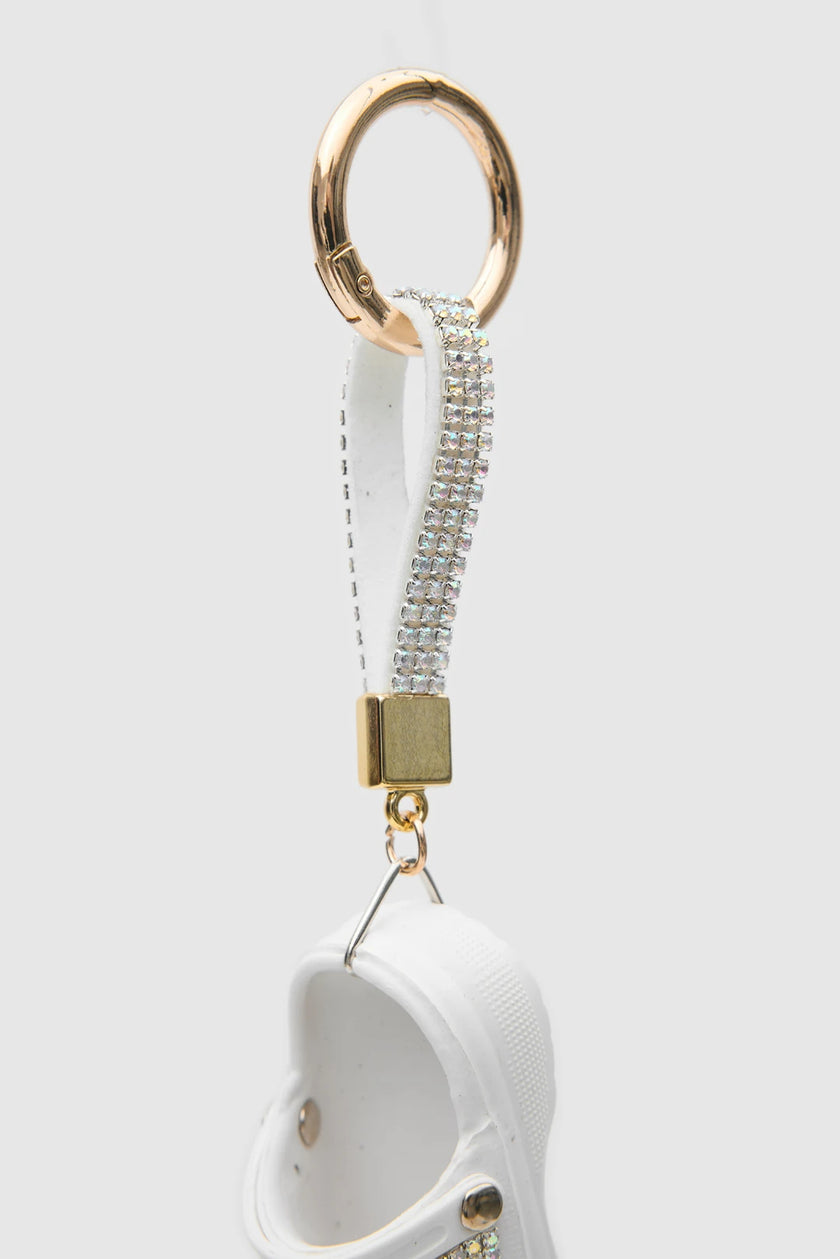 Crocs Terlik Çanta Charmı ve Anahtarlık Beyaz