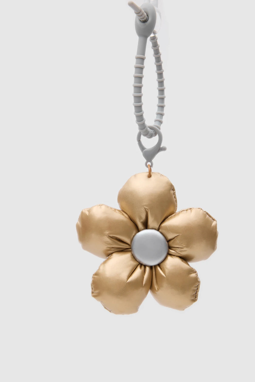 Papatya Figürlü Charm ve Anahtarlık Gold