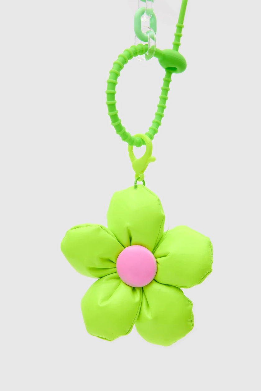 Papatya Figürlü Charm ve Anahtarlık Yeşil