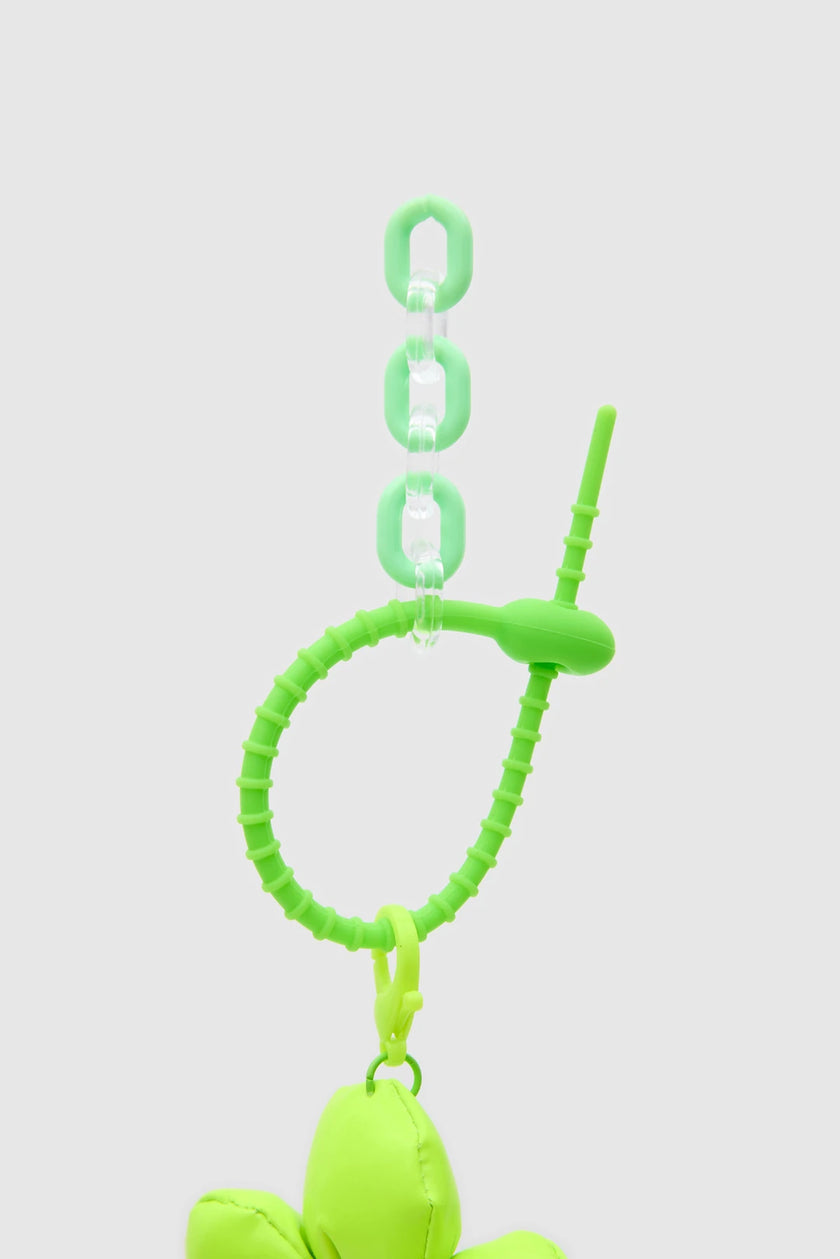 Papatya Figürlü Charm ve Anahtarlık Yeşil