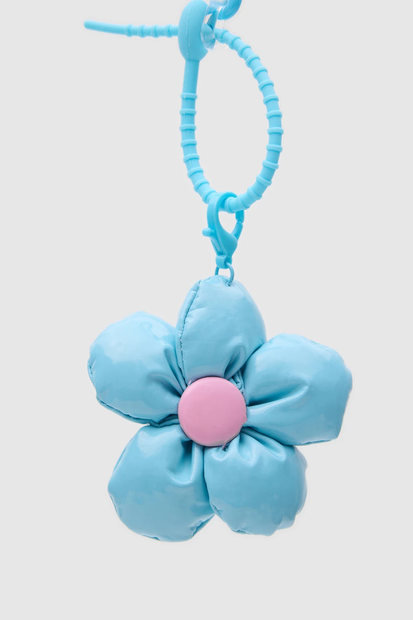 Papatya Figürlü Charm ve Anahtarlık Mavi
