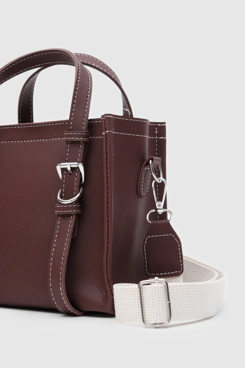 Merry Ayarlanabilir El ve Omuz çantası Bordo