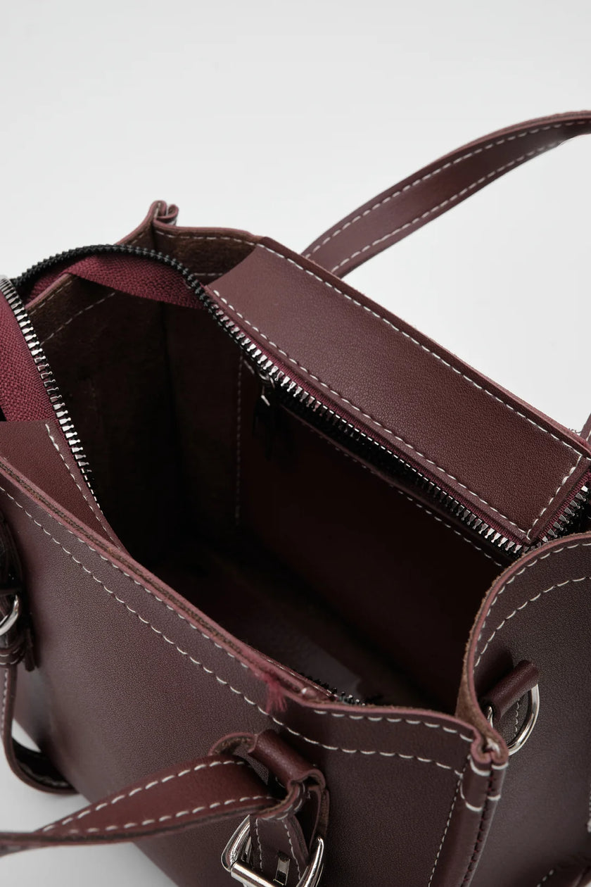 Merry Ayarlanabilir El ve Omuz çantası Bordo
