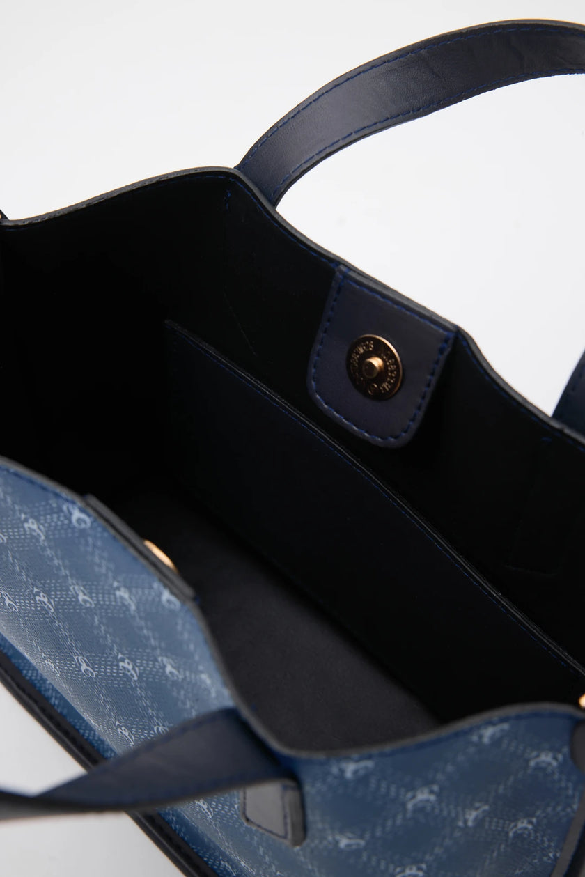 Oregon Jakralı El ve Omuz Çantası Lacivert