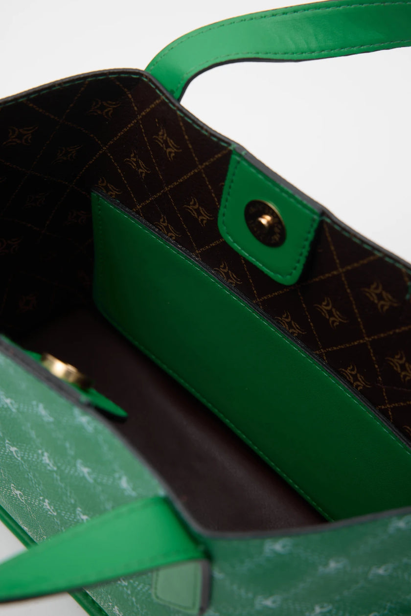 Oregon Jakralı El ve Omuz Çantası Mint Yeşili