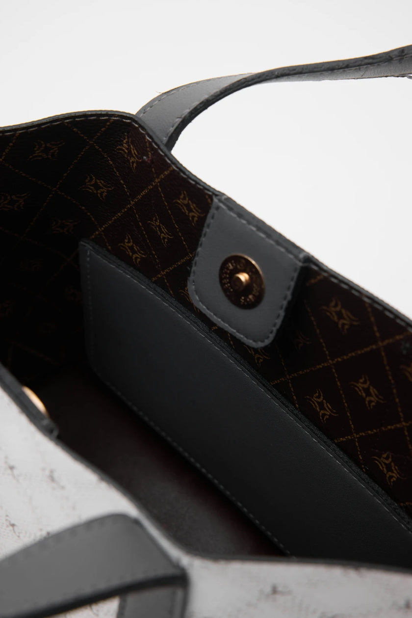 Oregon Jakralı El ve Omuz Çantası Taş Rengi