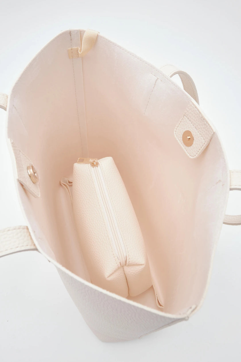 Grazia Omuz Çantası Krem