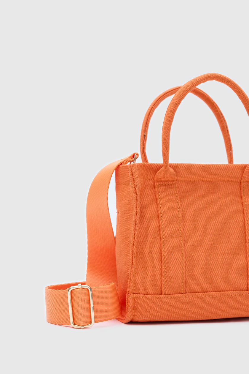 Torino Kanvas Baget Çanta Turuncu