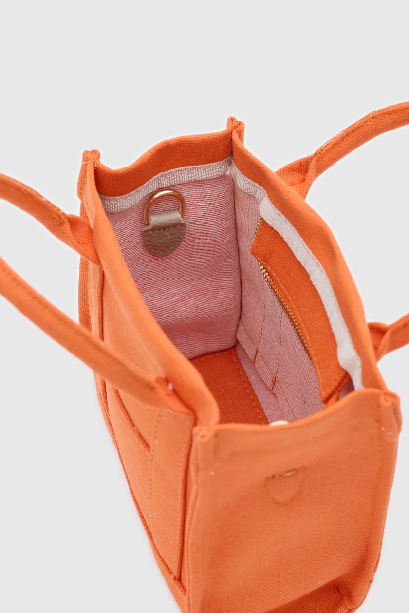 Torino Kanvas Baget Çanta Turuncu