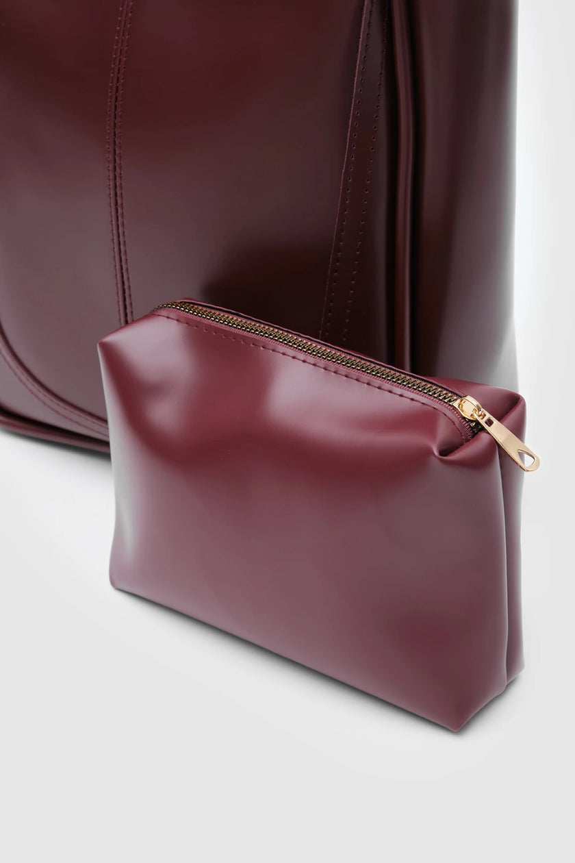 Flown Omuz Çantası Bordo