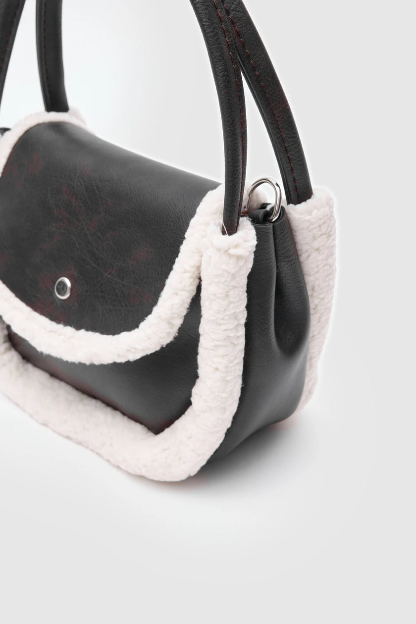 Siona - El ve Omuz Çantası - Kahverengi