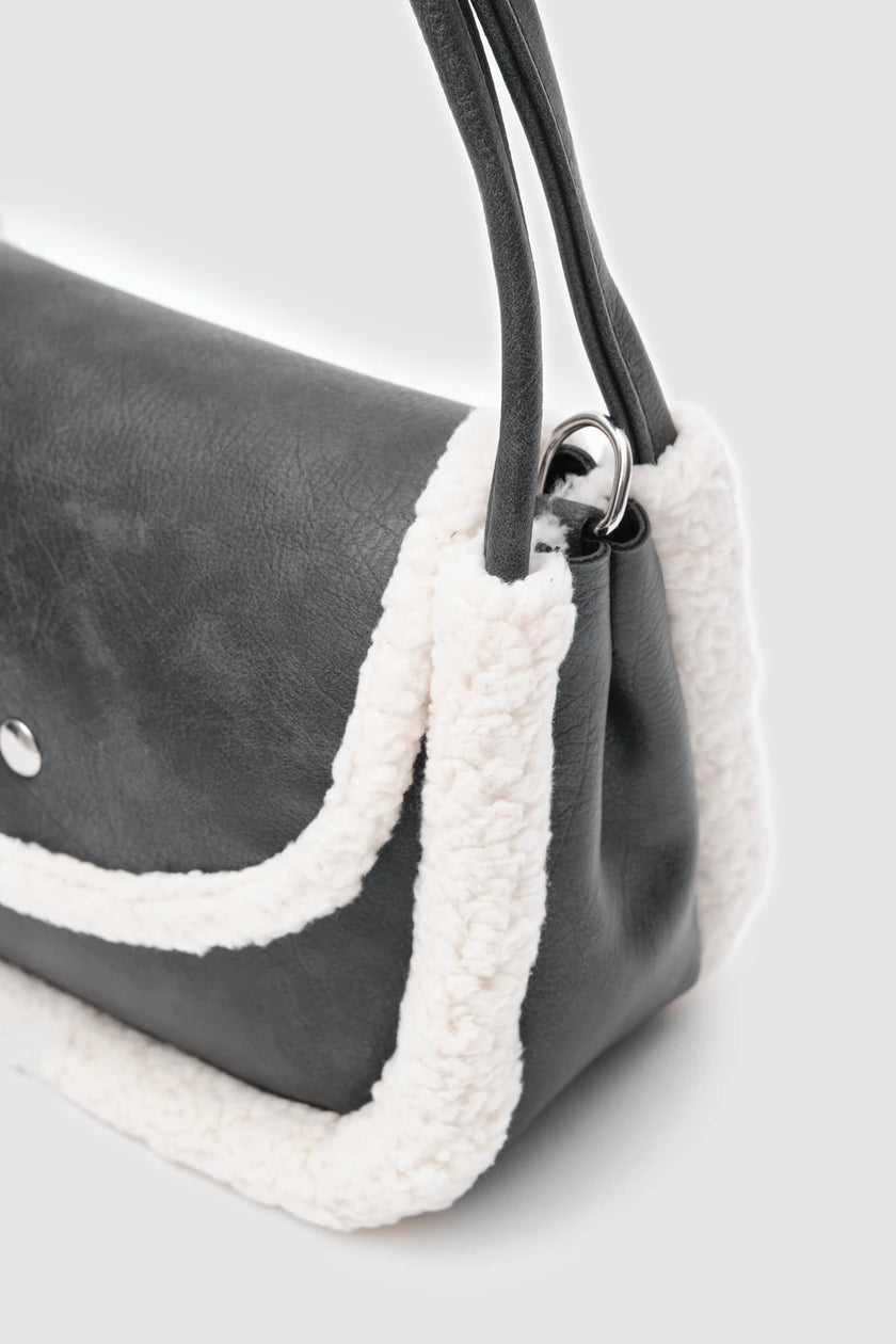 Siona - El ve Omuz Çantası - Siyah