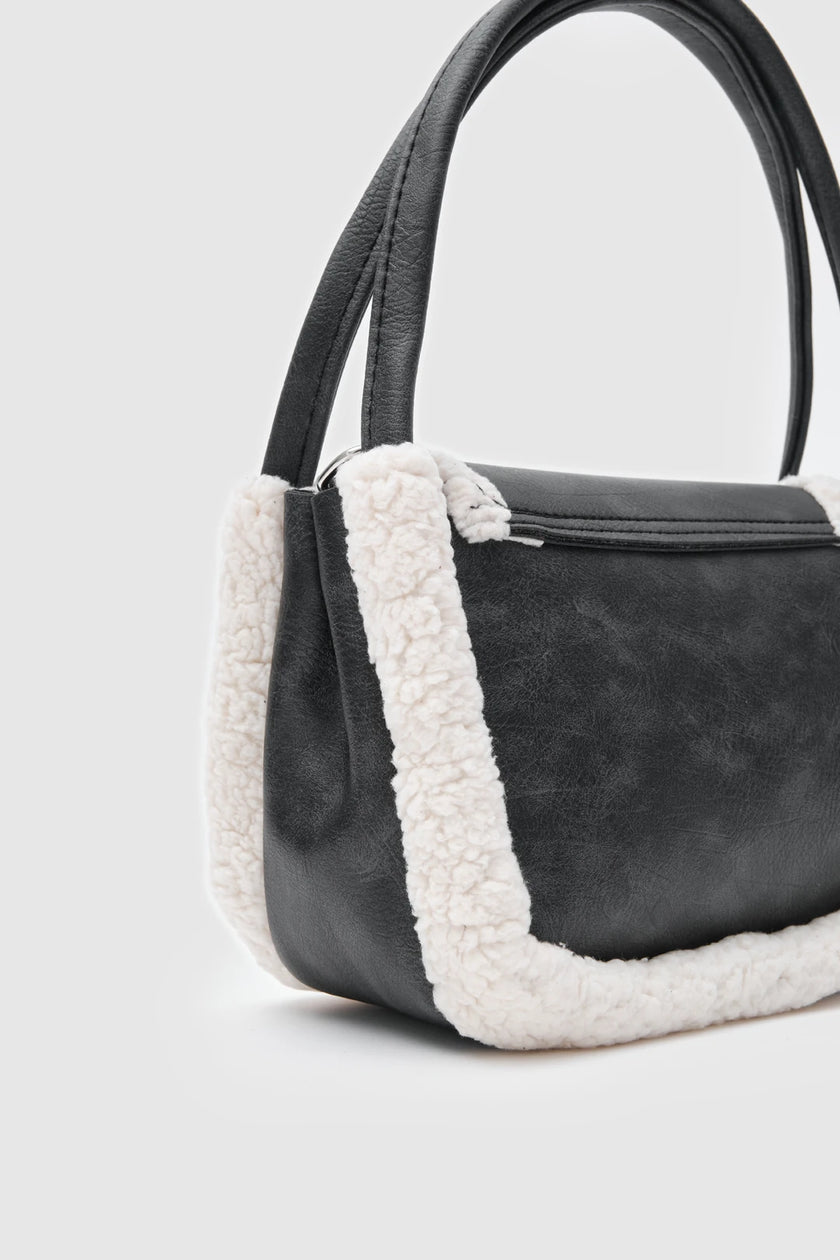 Siona - El ve Omuz Çantası - Siyah