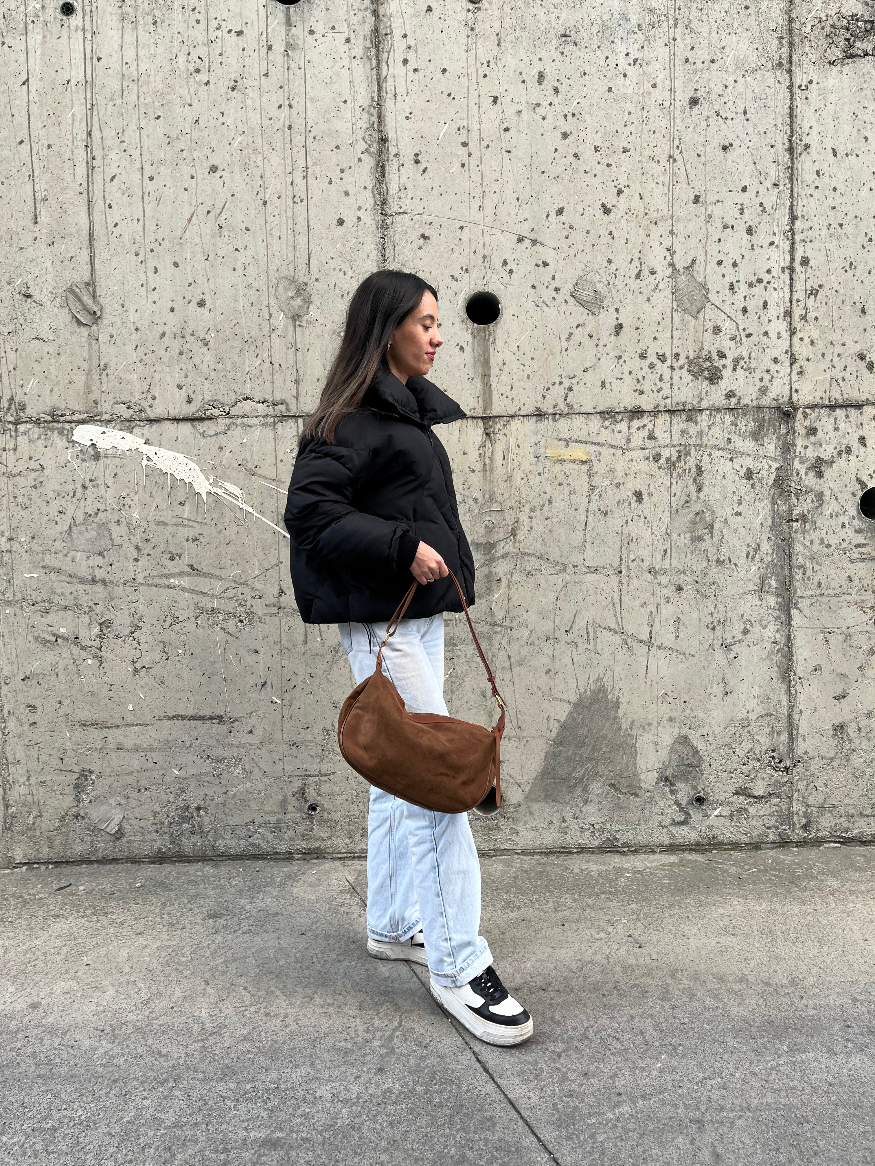 Willy Süet Omuz Çantası - Taba