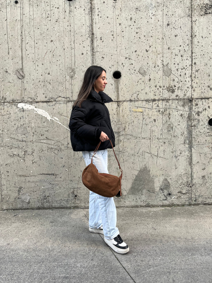 Willy Süet Omuz Çantası - Taba