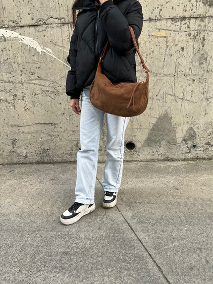 Willy Süet Omuz Çantası - Taba