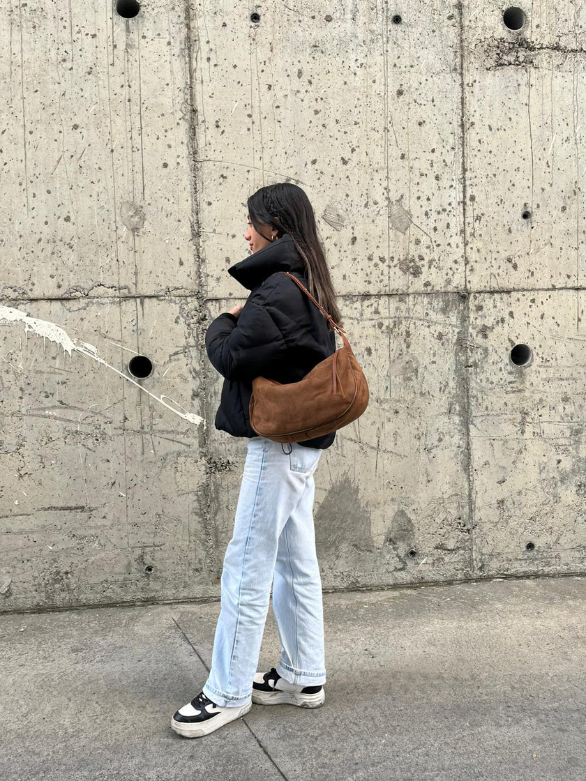 Willy Süet Omuz Çantası - Taba